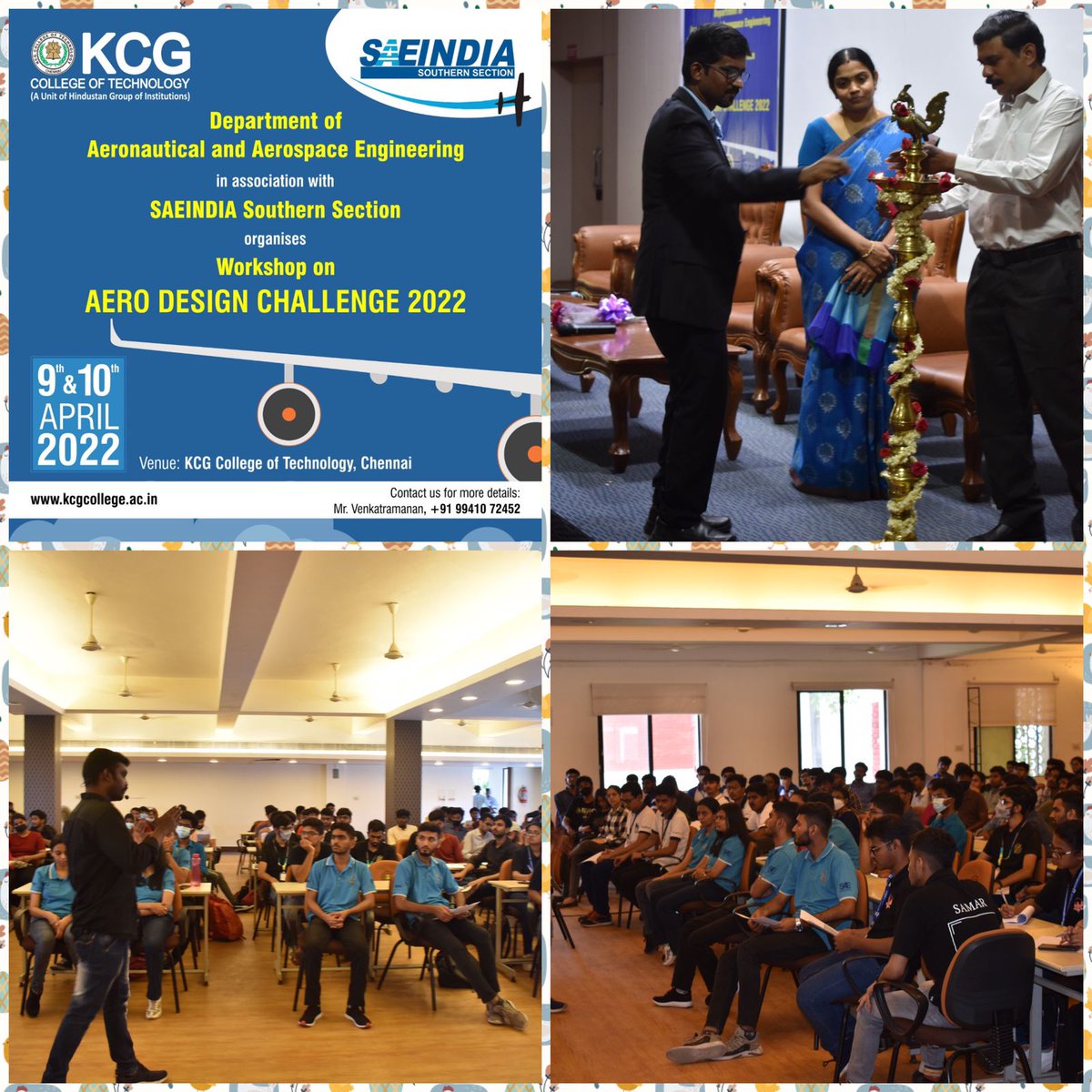 kcgaero's tweet photo. A Wrap-up of the beautiful day 1 of #adc2022 workshop @kcgaero @KCGtechnology from the students all over #INDIA 
#aviationdaily #seaindia https://t.co/drBedRa7Nv