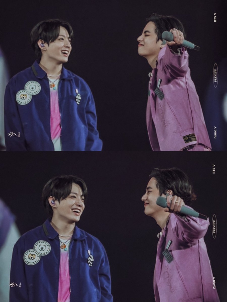 kkuktaes's tweet photo. jungkook's eyes lit up because of tae ☹️ https://t.co/MEmgZzTLWC