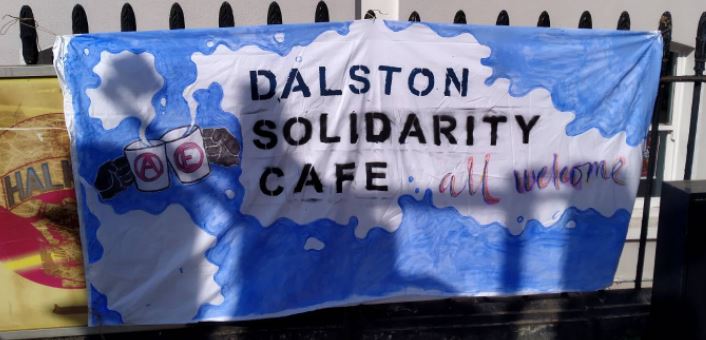 The ripple effect of the #Zapatista #JourneyforLife was strong at the Dalston solidarity café yesterday, Incredible to share this space with such caring people.  The workshop by #alarmphone re the nationality and borders bill was as good as it gets #StopPushbacks