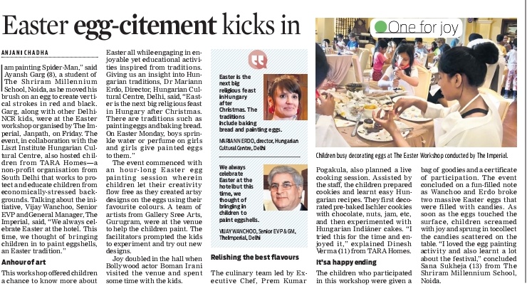 tniefeatures's tweet image. Children from Delhi-NCR participated in a fun-filled #Easterworkshop organised by @imperialdelhi and @CulturalDelhi. They painted eggs and made cookies, all while learning about #Easter. 

✍️: @AnjaniChadha for @TheMornStandard

Read the full story: bit.ly/3usnK5a