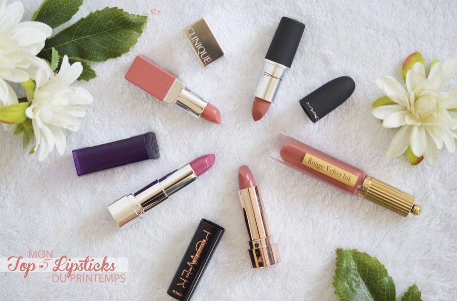 Mon top 5 lipsticks du printemps : -> alittleb.fr/2022/03/28/mon…