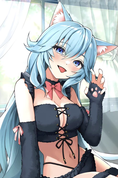 「にゃんっ🐾」 #イトリエ 
