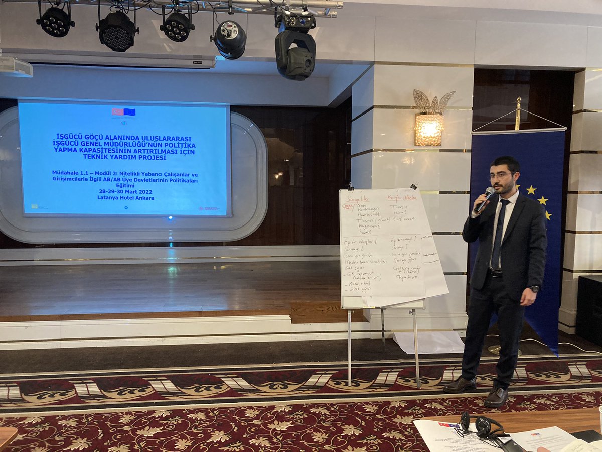 csgb_uigm's tweet photo. Genel Müdürlüğümüz ve @IKGPRO koordinasyonunda #IPA kapsamında hazırlanan “AB/AB üye ülkelerin #nitelikliyabancı işçiler ve #girişimci ler için politikaları” eğitimi 2. Grup katılımcılarıyla devam etmektedir. #UİGM #DGLF
@yurtdisiturkler @Kosgeb @TicaretBakanl https://t.co/hZabLwZw1n