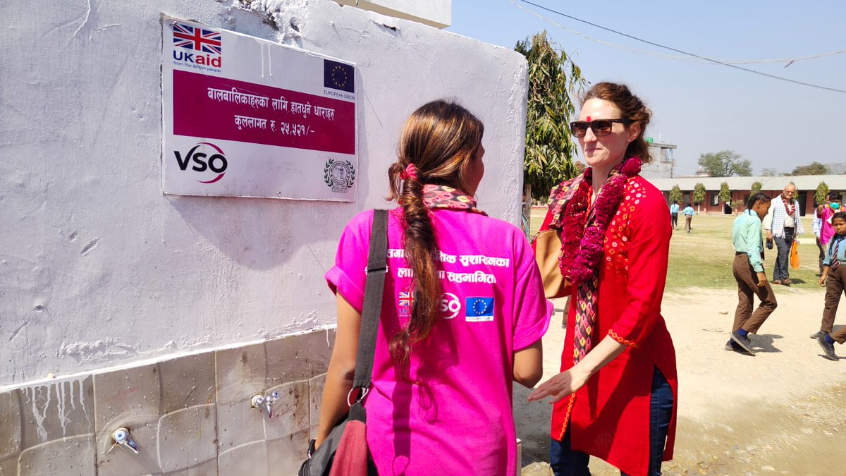 VSONepal's tweet photo. A joint mission visit was carried out by EU, #VSO and #JJYC on March 2022 to #EU funded #SAHAYATRA project in Bara. Team visited schools, interacted with stakeholders &amp; discussed about project interventions &amp; challenges. 
#InclusiveEducation #WASH
@EUinNepal @UKinNepal #Inclusion https://t.co/kn9J1TkVya