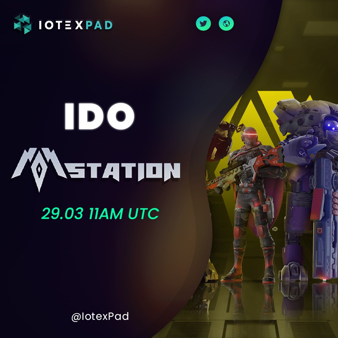 iotexPad's tweet photo. The @Mstation_bscs #IGO is LIVE!🔴

💵 #IGO Price: $0.18
💰 Total Allocation: $50,000
👥 #Distribution on #Binance Chain
 
Guaranteed: 11:00 UTC
#FCFS: 13:00 UTC (2 hours after)

Participate here 👇
https://t.co/iVUoL5KTNn https://t.co/AXpVqwrB9N