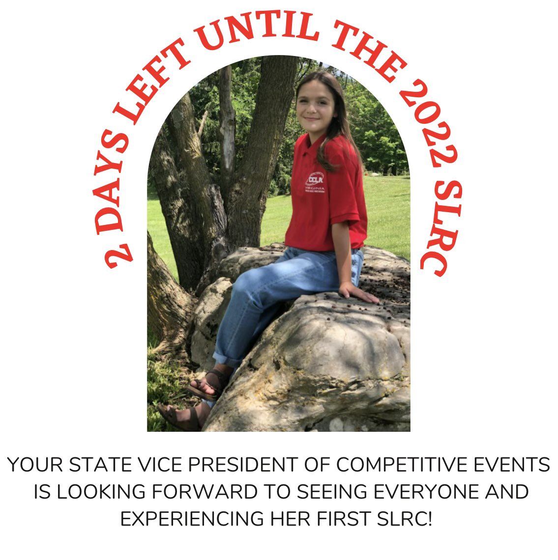 virginiafccla's tweet photo. There are just 2 days left until our 2022 #VAFCCLA State Leadership and Recognition Conference in Virginia Beach! Your Virginia #FCCLA State Vice President of Competitive Events from Stuarts Draft Middle School is excited for her very first in-person state conference! #SLRC22 https://t.co/JoRJsOEHQZ