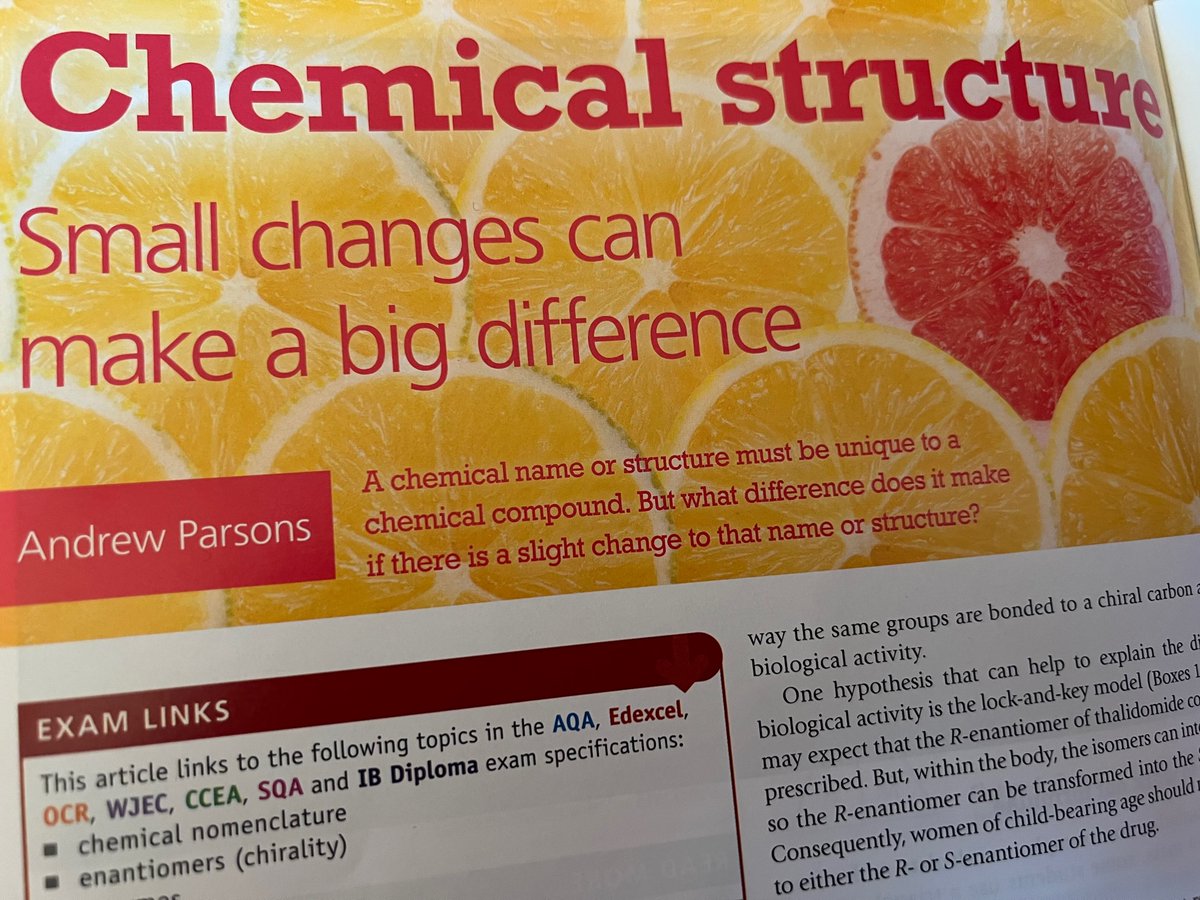Promoting the importance of writing a precise chemical name or drawing an accurate chemical structure in Chemistry Review @HodderSchools. A magazine aimed at pre-university chemists edited by a team at <a href="/ChemistryatYork/">Chemistry at York</a> hoddereducation.co.uk/subjects/scien…