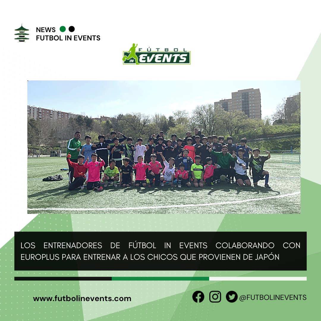 futbolinevents's tweet photo. 📝⚽️ ¡Noticia de la semana!

🗣️⚫️ Los entrenadores de Fútbol In Events colaborando con Europlus entrenan a los chicos que están de clinic en Madrid https://t.co/skhiKtoGe8