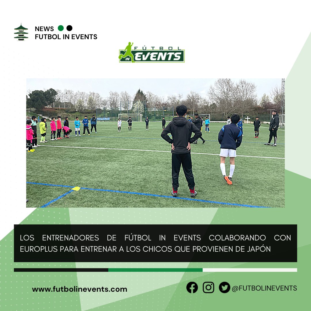 📝⚽️ ¡Noticia de la semana!

🗣️⚫️ Los entrenadores de Fútbol In Events colaborando con Europlus entrenan a los chicos que están de clinic en Madrid