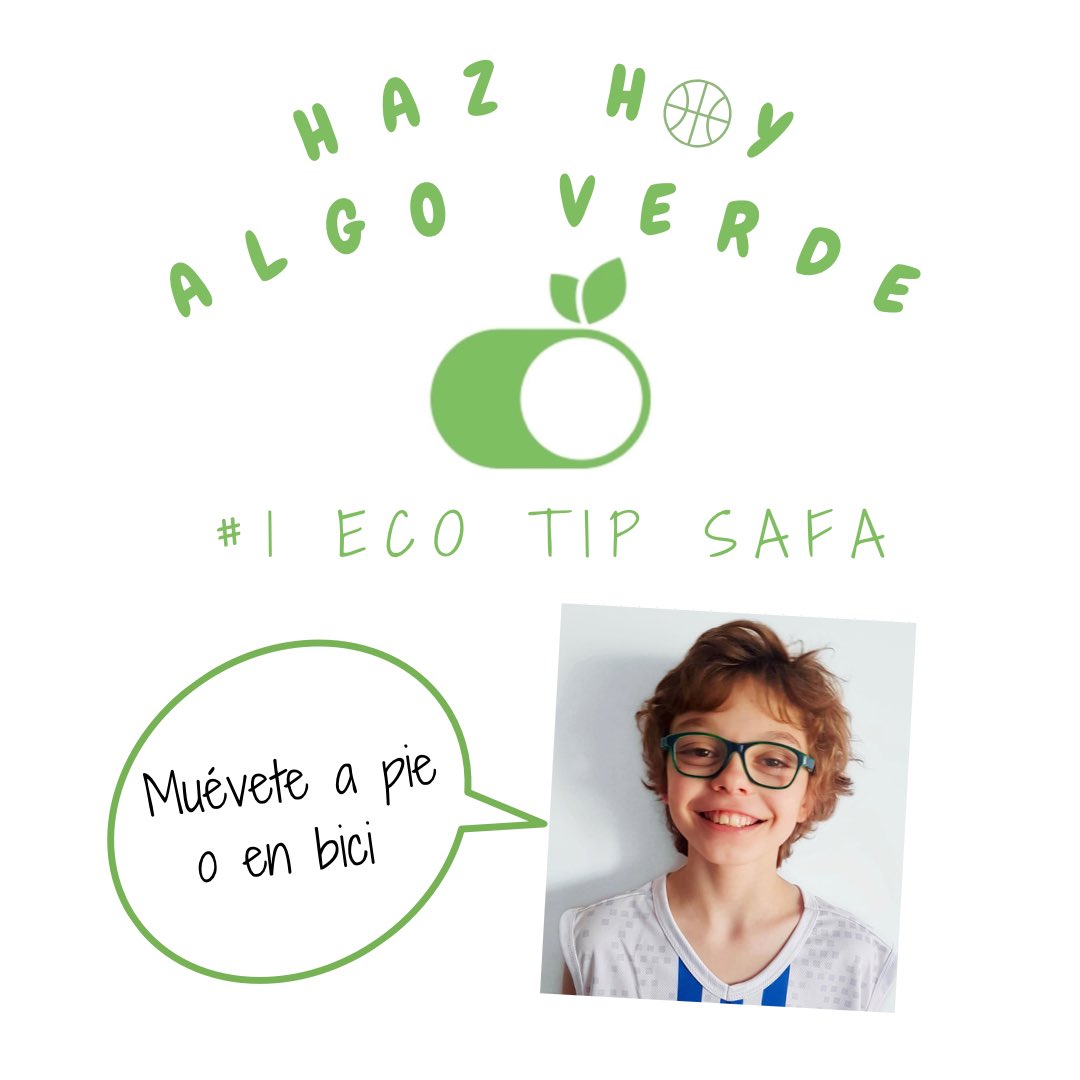 cd_safa's tweet photo. 1# 💚 ECO TIP SAFA
#HAZHOYALGOVERDE 

"MUÉVETE A PIE, EN BICI O TRANSPORTE PÚBLICO”
👣🚲🚌

Apuesta por propuestas ambientales que mejoren ya no solo el día a día de la ciudad sino que además beneficiará el futuro conjunto de nuestro planeta🌍 
@FAB_Andaluza 
@AlmeriaFAB https://t.co/fyQdiZVj76