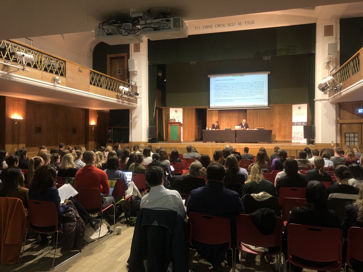 gardencourtlaw's tweet photo. We’re now hearing from @GemmaLoughran & @EmmaJFitzsimons of Garden Court Chambers on ‘Changes to modern slavery and trafficking law’ #NABBConference https://t.co/tlw4joP705