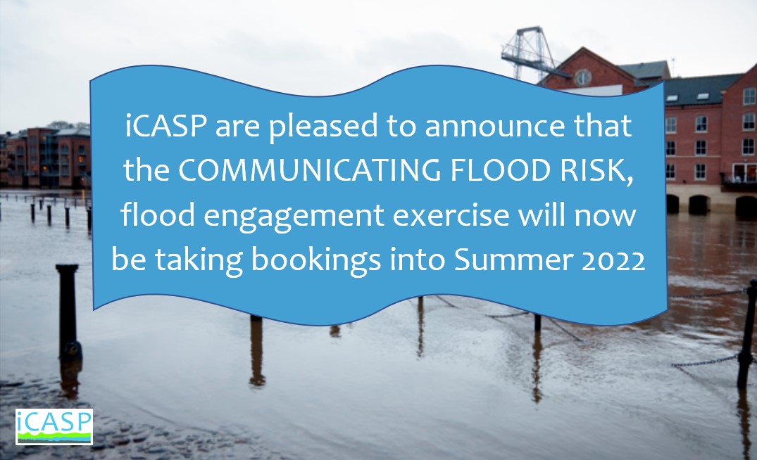 Our free course is aimed at any group involved in helping to manage flood events - flood wardens, incident management teams, community groups. We're getting really positive feedback To book & find out more icasp.org.uk/2021/12/01/com…