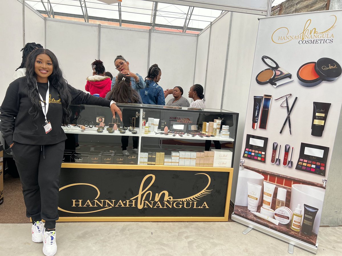 NangulaHannah's tweet photo. Find us at The Dome in Swakopmund for this week! We will be providing classes and of course all our cosmetics are available for purchase… #WorldSkillsAfrica #HannahNangulaCosmetics #mtcthedome https://t.co/Zh6Bt2lqfK
