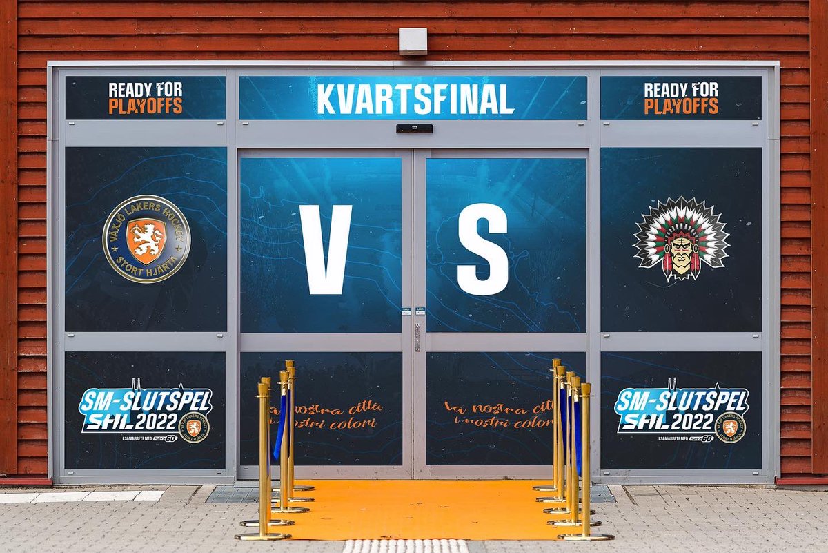 VLHlive's tweet photo. Tagga kvartsfinal 🔥🔥🔥

Växjö Lakers 🆚 Frölunda Hockey
Kvartsfinal 2 • Söndag 3/4 kl.15:00
Kvartsfinal 4 • Torsdag 7/4 kl.19:00

🎟 https://t.co/apq4wgsgiE
🍴 https://t.co/GsKbV8emFP

#vaxjolakers #shl #slutspel #hockey #vidaarena #vaxjo https://t.co/0afqGQbOYs