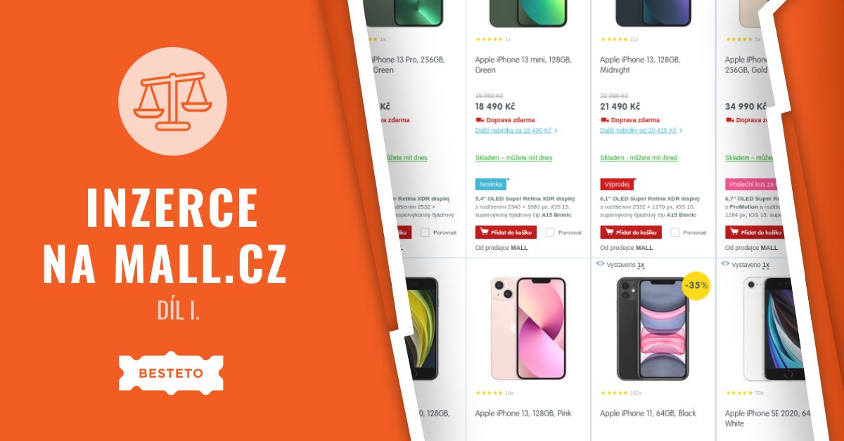 besteto_cz's tweet image. Zajímá vás #inzerce na Mall.cz, ale nevíte, jak na to? 😊 Připravili jsme si pro vás článek, ve kterém se dozvíte, jak funguje tento inzertní systém, jaké existují varianty napojení produktů a na jaké parametry ve feedu si dát pozor.
➡ besteto.cz/inzerce-na-mal…