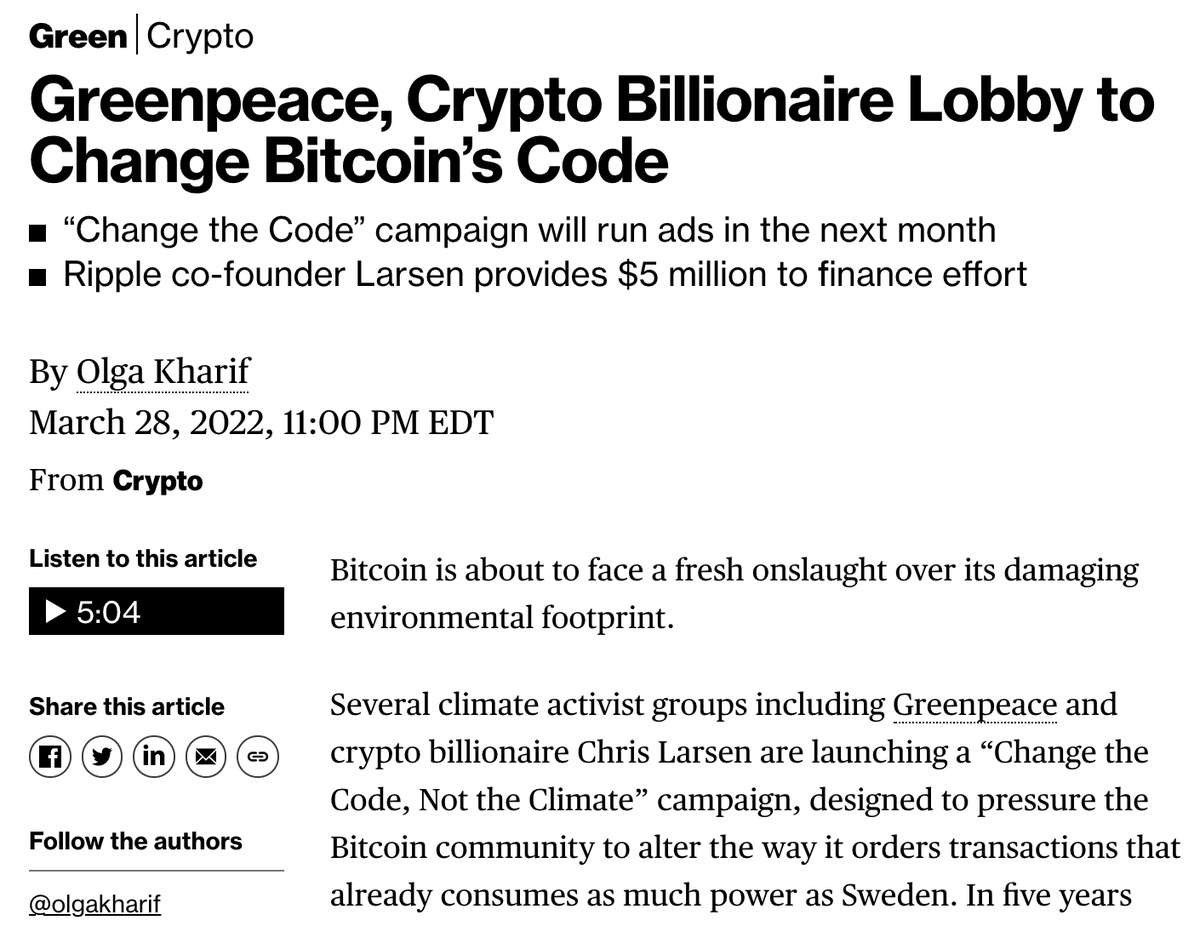 umbrel's tweet photo. "The campaign believes that about 50 key miners, crypto exchanges and core developers have the power to change Bitcoin’s code."

lmaooo the campaign has no clue what our humble raspberry pis running bitcoin nodes are capable of https://t.co/7qFDxkfZYf