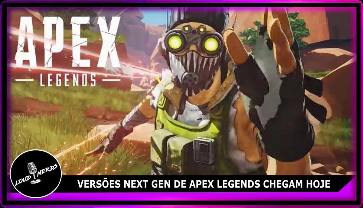 LoudNerds's tweet photo. Versões da Xbox Series X e PlayStation 5 de Apex Legends chegam hoje bem como uma nova atualização.

O jogo vai beneficiar de uma série de melhorias, como HDR, resolução 4K nativa, 60 FPS, entre outras.

Para esta e outras notícias Sigam nos em: https://t.co/u7t1CdsfBx https://t.co/DhQgBhL227