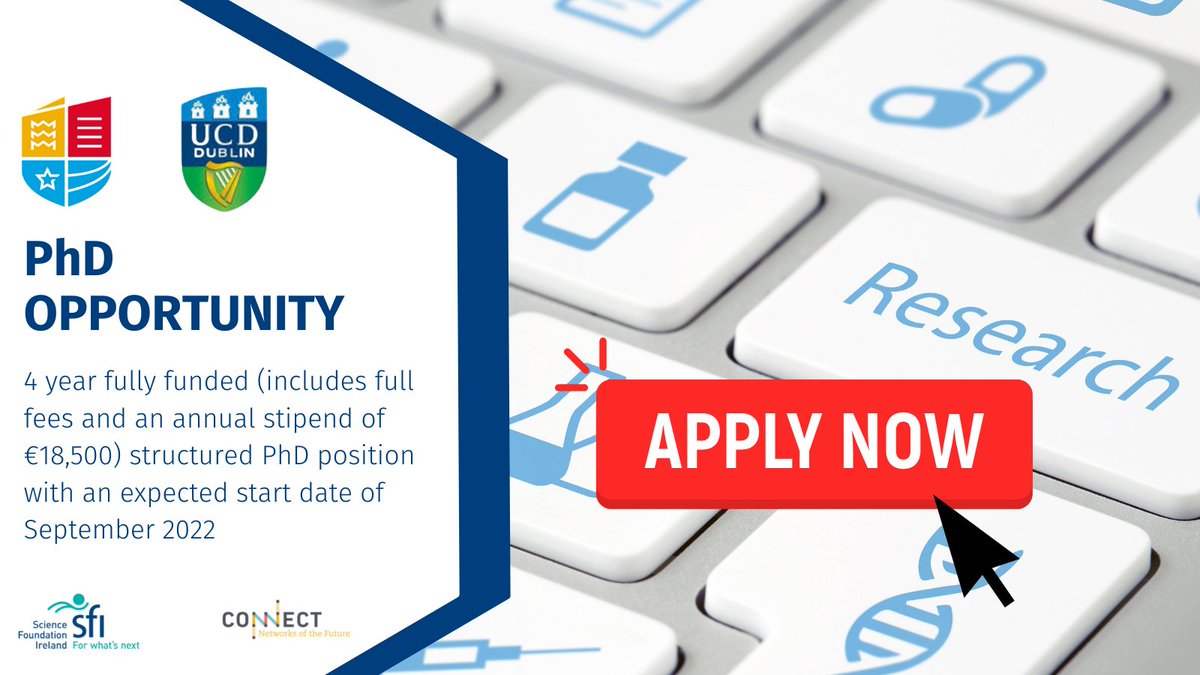 NimbusCentre's tweet photo. Applications will close on April 1st for 4 year, fully funded PhD for ICT graduates. Don't miss out, apply now! For more info: https://t.co/xglfHgcmFu https://t.co/OniGjwmZvJ