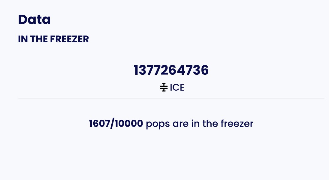 axopoa's tweet image. Update:
- 1607 @StacksPops in the V2 machine 🧊
- 540 @StacksPops still in V1 machine 🧊 (Please defrost and use V2)