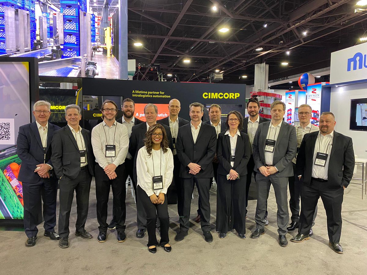 Meet our Cimcorpers and learn more about automation!

We bring logistics and automation excellence to MODEX 2022 with Murata Machinery USA. 

Read more cimcorp.com/general/cimcor…

#modex2022
#automation
#logistics