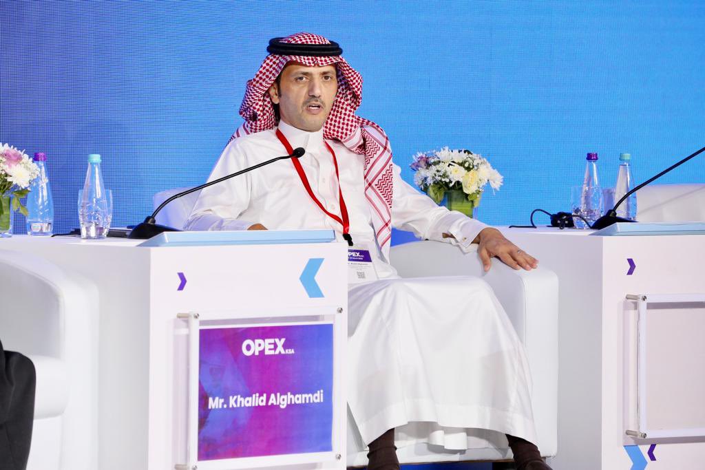 SaudiEnergy's tweet photo. م. خالد الغامدي، نائب رئيس أول لتقنية المعلومات والتحول الرقمي لـ #السعودية_للكهرباء في #مؤتمر_التميز_التشغيلي : التحول الرقمي والتميز التشغيلي وجهان لعملة واحدة، ويهدفان إلى زيادة الكفاءة من خلال توفير بيئة خصبة للأعمال.
#Operational_Excellence
#OPEXksa https://t.co/vgjtPhJjSQ