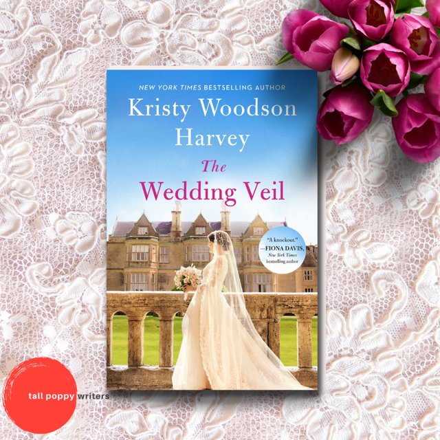 Happy #pubday to @kristywharvey on the release of THE WEDDING VEIL. Four women. One family heirloom. A secret connection that will change their lives. #newrelease #tallpoppywriters #theweddingveil