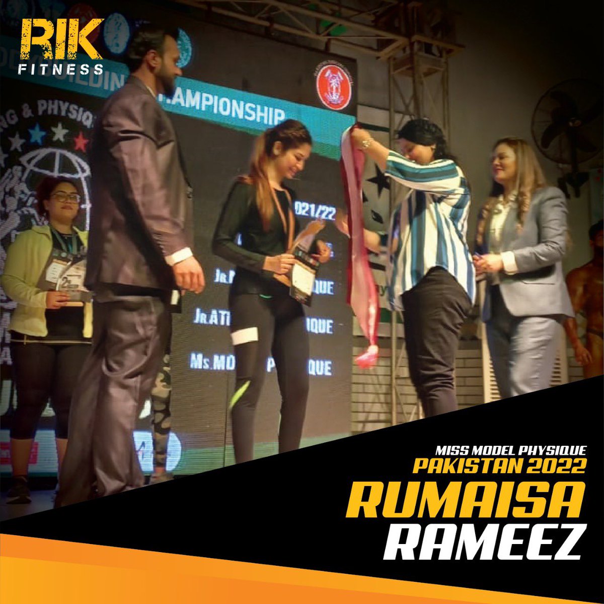 RameezRumaisa's tweet photo. Alhumdulilah by the grace of Almighty miss model physique 2022 pakistan🇵🇰🇵🇰🇵🇰
#PakistanZindabad #missmodel #pbff #wpbf https://t.co/6p7Yglth5w