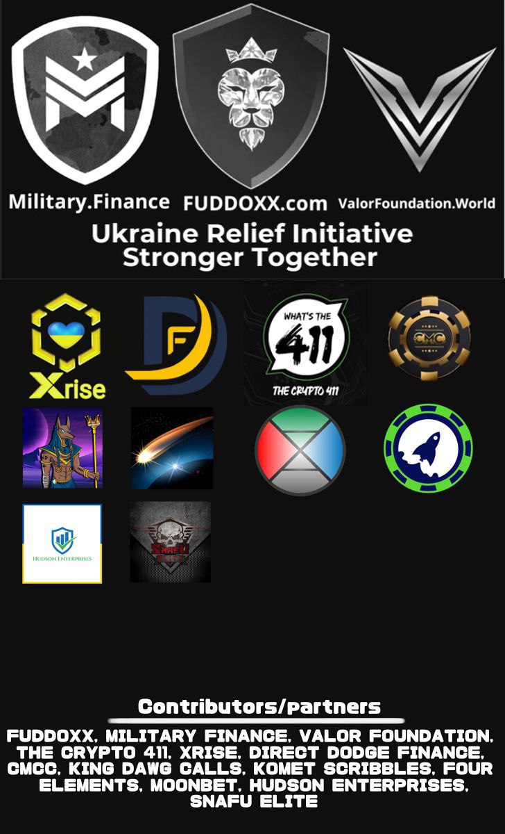 fuddoxx's tweet photo. @Mil_Finance @CMCCOIN2000 @411_crypto @DirectDogeDDF @XRise2022 @4elementstoken @SnafuEliteToken @SteveHu47252113 @Valor_World https://t.co/wviCaPFu0C