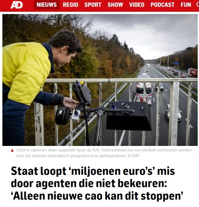 Staat loopt ‘miljoenen euro’s’ mis door agenten die niet bekeuren: ‘Alleen nieuwe cao kan dit stoppen’
ad.nl/binnenland/sta…
#steundepolitie #politieinactie #politie #caopolitie