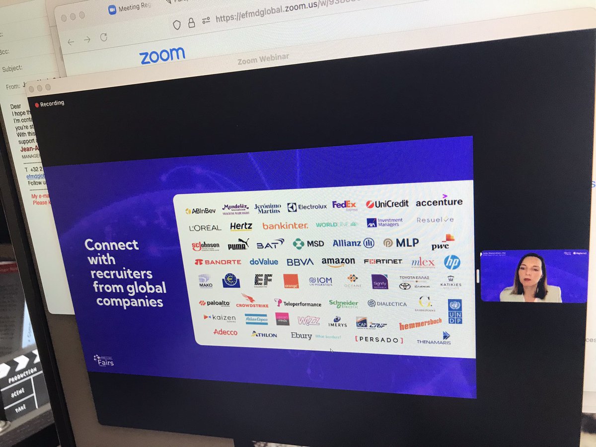 jeanalexis_JAS's tweet photo. - Upskill with @Highered_org via @coursera #m
- connect with recruiters you meet during the fairs (LinkedIn, โฆ)
- be prepared for #assesments (take the @Aon_plc available on your school gethighered platform
- 100 schools from 91 countries
#EFMDcareer https://t.co/cPYaKDhuKZ