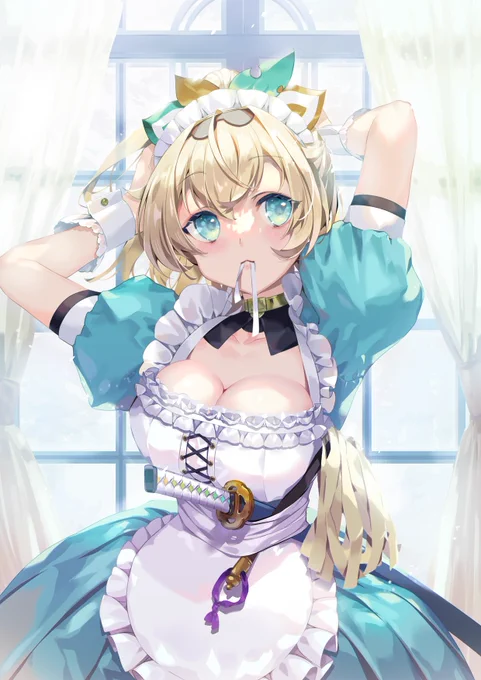 お掃除しに来てくれるいろはちゃん
 #いろはにも絵を 