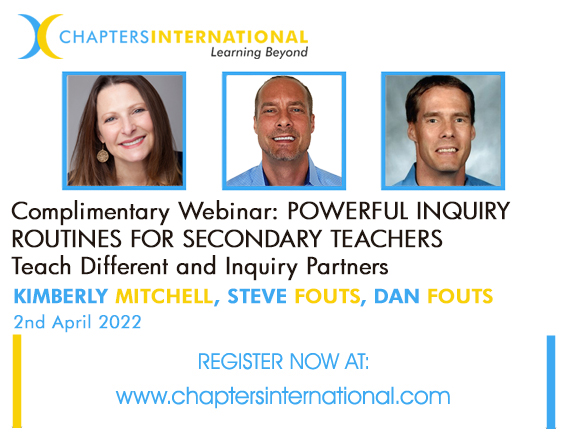 Join us for a Complimentary Webinar on Powerful Inquiry Routines for Secondary Teachers with @inquiryfive @dmfouts and @iteachdifferent. Register in advance for this meeting:
us02web.zoom.us/meeting/regist… #Inquiry #secondaryteachers #conversations  #Inquiry #secondaryteachers