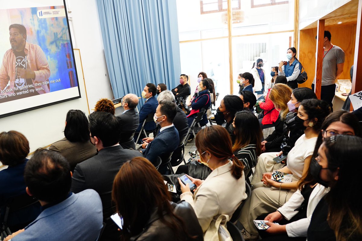 EmbaGuateTaiwan's tweet photo. @EmbaGuateTaiwan inauguró la exhibición de arte “Nuestro Segundo Hogar” abierta al público del 29/3 al 6/4 2022, en 🇹🇼 La exhibición curada por la guatemalteca Alejandra Sánchez, cuenta con una sección especial dedicada al #DelegadoCulturalGT @Mod77art https://t.co/lYQ9Q3OlTf