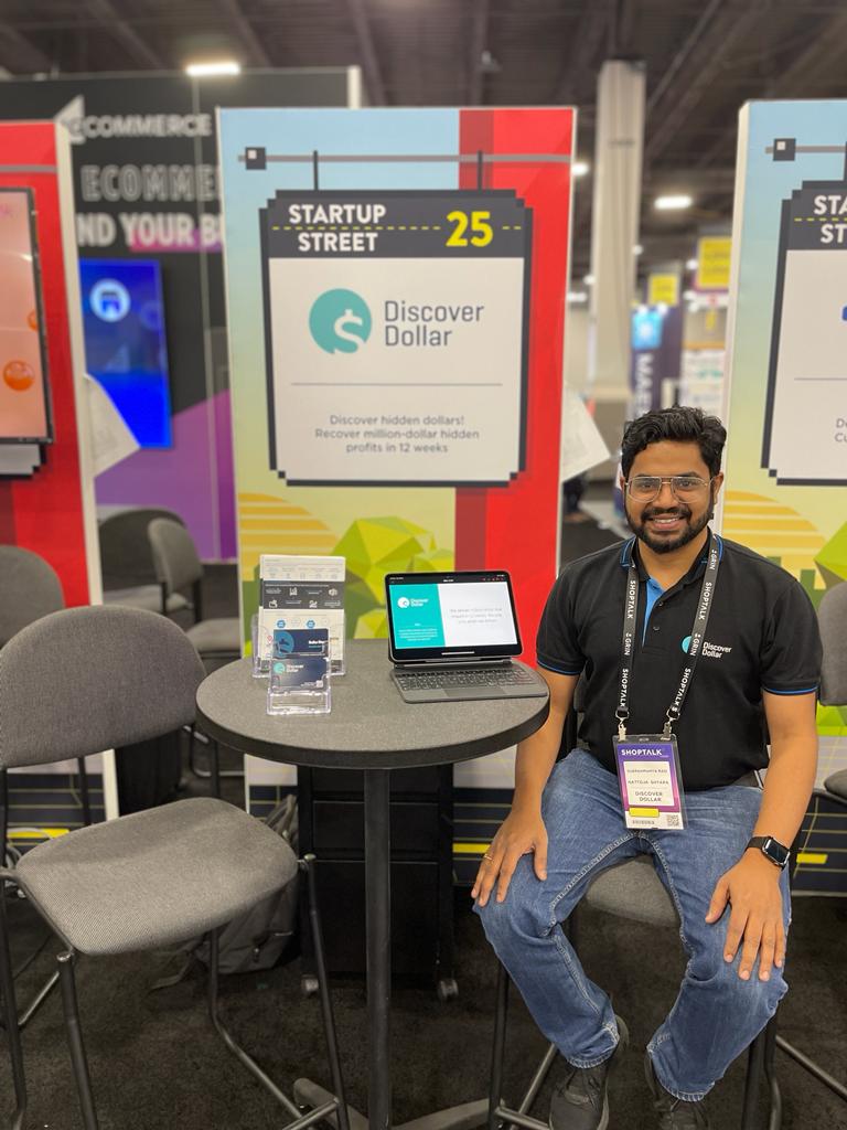 DiscoverDollar's tweet photo. After a delightful experience of day 1, we are excited for Day 2 at #Shoptalk in Las Vegas Startup Street #Booth25
Please stop by our booth at Startup Street and π Learn more about how our solution helps fortune 500 companies create a million-dollar impact on their bottom line https://t.co/OdvIz1BwYU