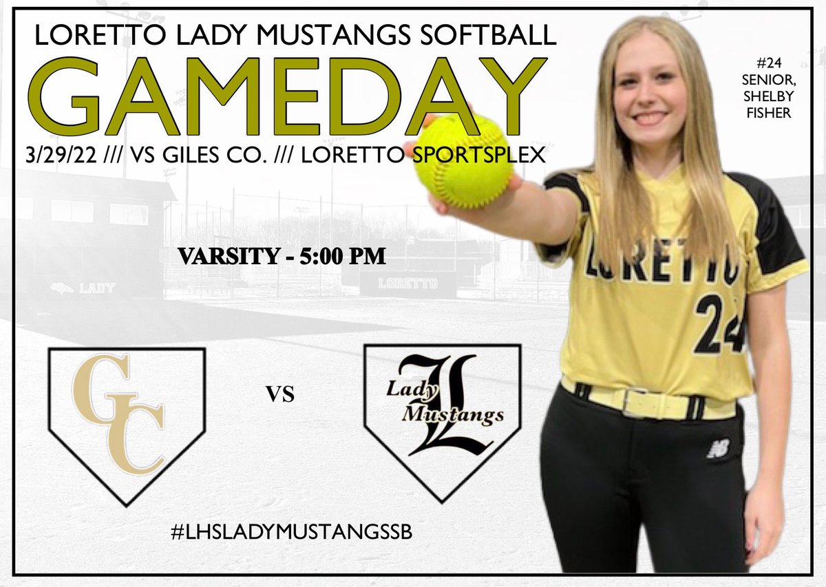 Game Day‼️‼️
🆚 Giles Co 
@ Loretto Sportsplex 
District Game