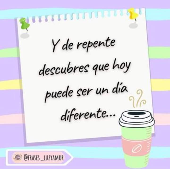 Buenos dias☕: