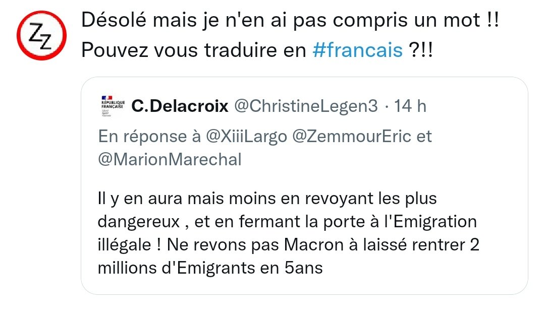 CorrectitudeFR's tweet photo. @james_patayeul @ChristineLegen3 @XiiiLargo @ZemmourEric @MarionMarechal https://t.co/7eTV6HyWVE