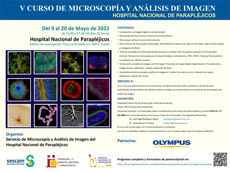 HnpSai's tweet photo. 📢📢📢 #CursoMicroscopia en @HNParaplejicos.
Necesitas iniciarte o ampliar tus conocimientos sobre #Microscopia y #AnálisisdeImagen, el #SAIMicroscopía organiza un curso muy interesante.
Info 👇👇👇
https://t.co/d1IQbLjVyf https://t.co/lm8oJRehqK