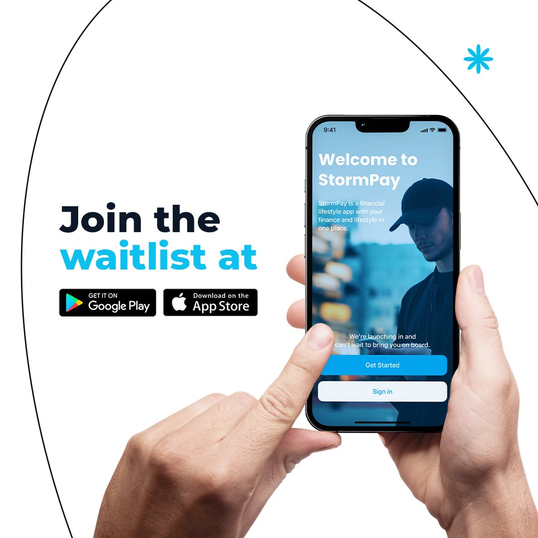 storm_pay's tweet photo. We are delighted to announce that you can download our App on Google Play and App Store. Invite your friends, family to join our wait-list. Let’s connect Finance to Lifestyle.

We are launching soon.

Note: The App is for Retail Customers at the moment. https://t.co/Ss6ipPAWyr