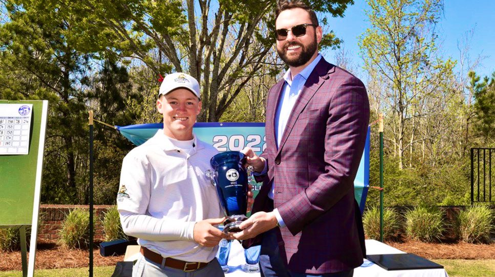 Arjonesnc's tweet photo. @MichaelBestLaw was proud to sponsor the Seahawk Intercollegiate Golf Tournament. Gorgeous few days of competition in @CityofWilm. Talented group of student athletes. Congrats, @UNCW_MensGolf on the victory! @UNCWAthletics https://t.co/M9w1pZwyEp