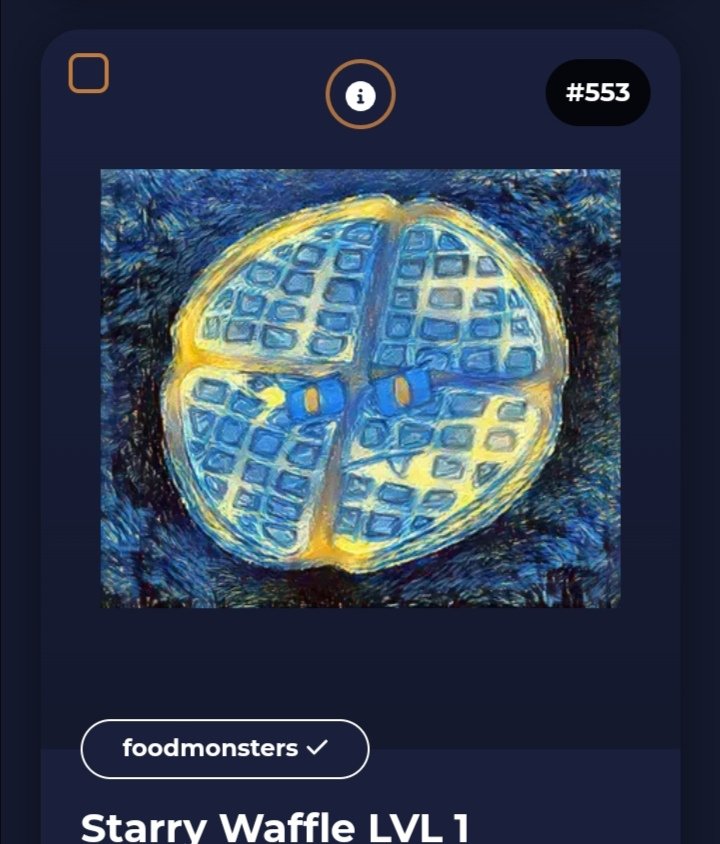 Ceekz5's tweet photo. 🎁 #NFTGiveaway 🎁 
2 FREE NFTs by @TheOnlineInn on @WAX_io 

2 winners in total!! Blend token (1st) &amp; Starry Waffle (2nd)

1⃣ Like &amp; RT
2⃣ Follow me &amp; @TheOnlineInn
3⃣ Tag 3 friends 
4⃣ Post #wax wallet

Ends on April 1st⏰ 
#WAXP #NFTs #NFTCommunity #NFTcollections #NFTdrops https://t.co/jqHOtt7ocG