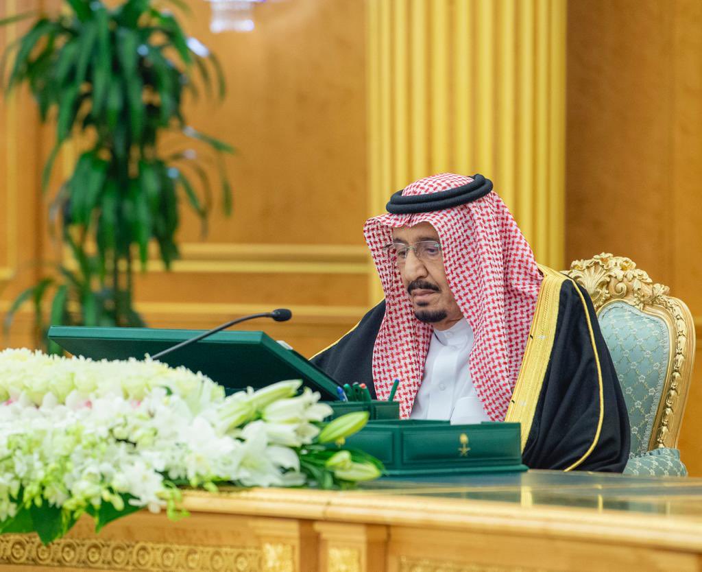 Bandaralgaloud's tweet photo. سيدي #خادم_الحرمين_الشريفين يرأس جلسة #مجلس_الوزراء. https://t.co/3jVqPk3YLX