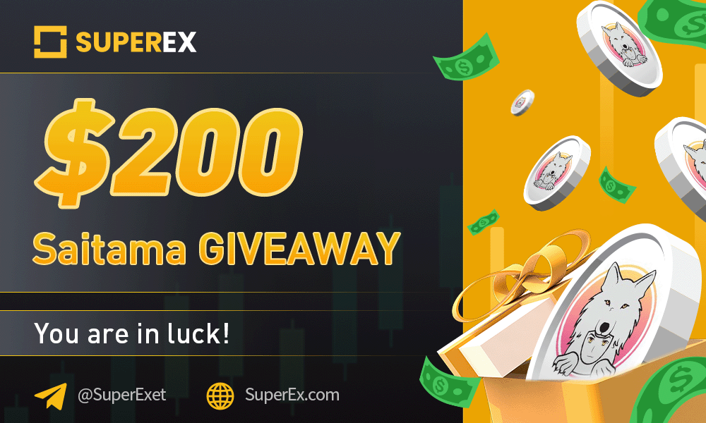 SuperEx's tweet photo. 📈 It's time for another #SuperEx #Giveaway!

💰 #Rewards pool: $200 in #Saitama
👉 How to participate: https://t.co/Tt9HRUvorg

⏰ Mar. 29th - April 1st, 12 PM UTC

#SaitamaInu #Giveaways #Airdrop #trading #cryptocurrecy #SaitamaWolfPack #SaitaMask #SaitamaToken #Airdrops #BTC https://t.co/XObkVcTpPQ