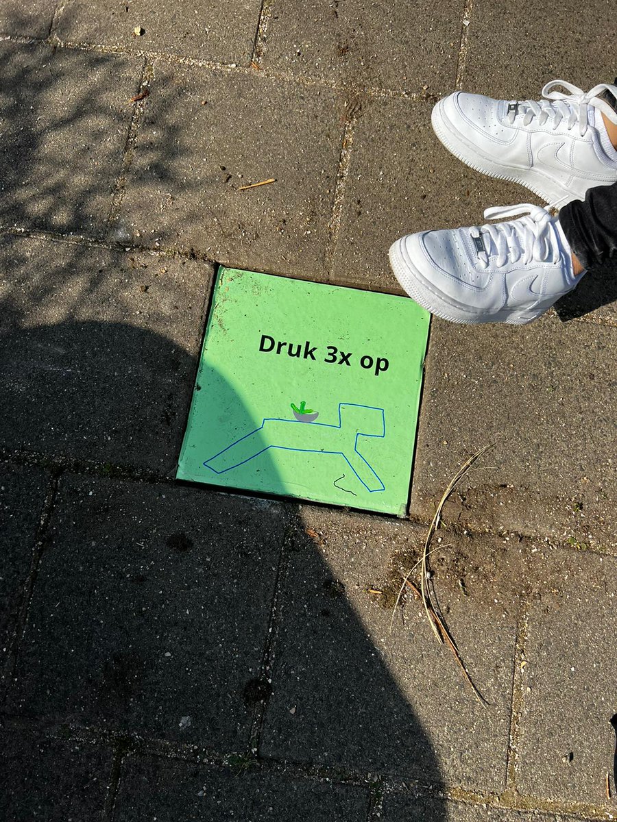 In de Jacobahof in Schilderswijk-West zijn nu verschillende stoeptegels te vinden die bewoners en bezoekers aansporen om sportoefeningen te doen. Leerlingen van De Voorsprongen en studenten van 
<a href="/dehaagse/">De Haagse Hogeschool / THUAS (INACTIEF/INACTIVE)</a> hopen zo de wijk een stukje gezonder te maken! @wijzijn2525