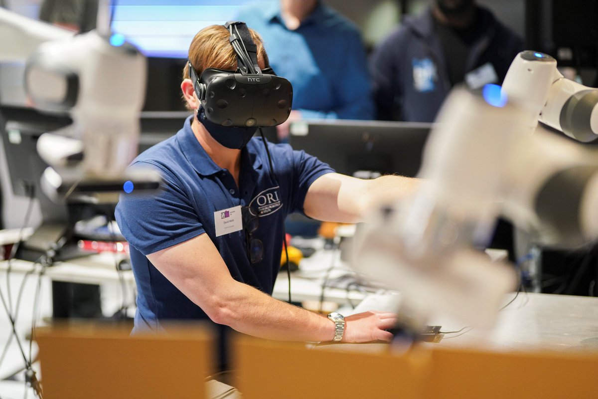 PhillipHaddow's tweet photo. If you are visiting the #RobotsForASaferWorld event today, have you had a chance to check out the teams exhibiting?
It's great to see so many robots in one place!
#Robotics @DMacgregor01 @innovateuk @UKRI_News https://t.co/nfbdUONbvJ