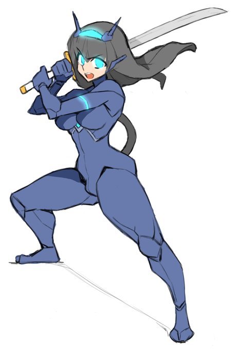 全身サイボーグ忍者っ娘のデザイン考えてます 