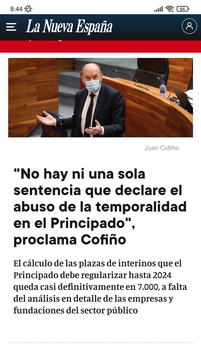 PATTAs___'s tweet photo. Sr. Cofiño vuelve Ud. a quedar en evidencia:
SÍ HAY SENTENCIAS FIRMES del Tribunal Supremo sentando jurisprudencia y declarando que "la situación de los demandantes constituye objetivamente ABUSO DEL EMPLEO PÚBLICO DE DURACIÓN DETERMINADA" por parte del @GobAsturias
@AdrianBarbon https://t.co/Wb6Fi2bg4j