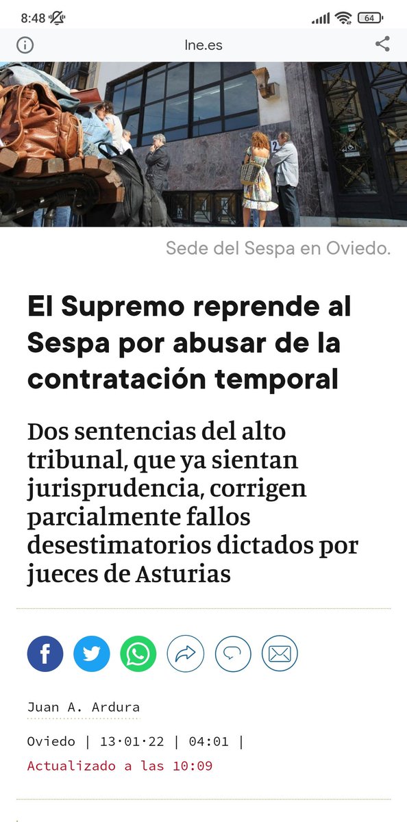 PATTAs___'s tweet photo. Sr. Cofiño vuelve Ud. a quedar en evidencia:
SÍ HAY SENTENCIAS FIRMES del Tribunal Supremo sentando jurisprudencia y declarando que "la situación de los demandantes constituye objetivamente ABUSO DEL EMPLEO PÚBLICO DE DURACIÓN DETERMINADA" por parte del @GobAsturias
@AdrianBarbon https://t.co/Wb6Fi2bg4j