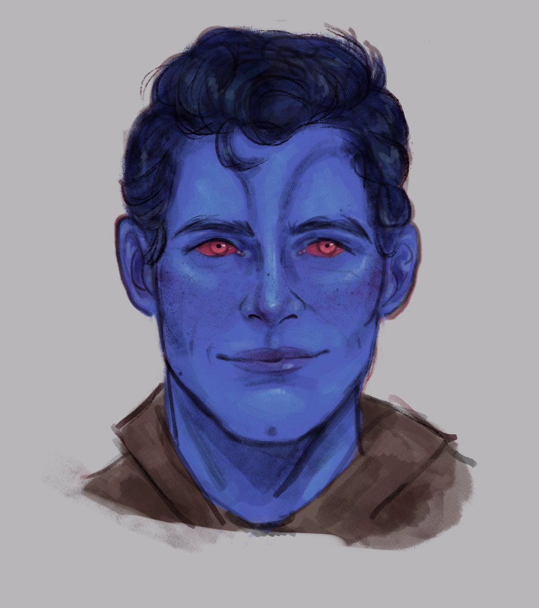 I forgot to post it but I sketched this a while ago between assignments because I was trying to figure out what I thought Bomarmo looks like and this is what I came up with.