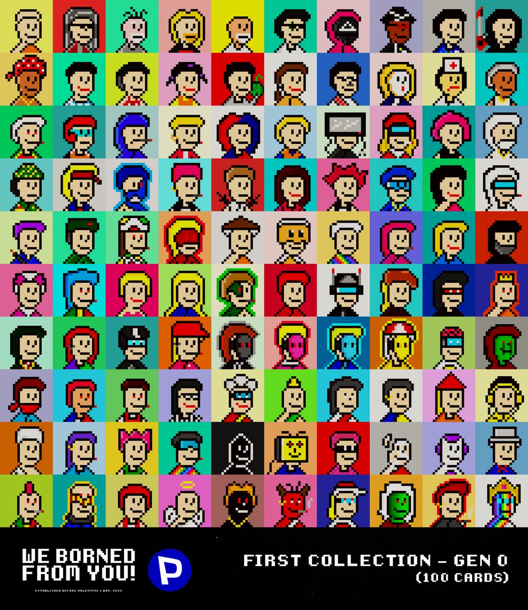 "We Borned From You" [GEN 0]🃏

The unique pixel art 1/1 edition on $NEAR blockchain with utilities and gifts about EDM music, Card Games, Art &amp; Music events and more upcoming!

Link: paras.id/collection/we-…
Discord: discord.gg/bVftFTWAKy

#Paras #NearNFT #NFTxEDM #NEARProtocol